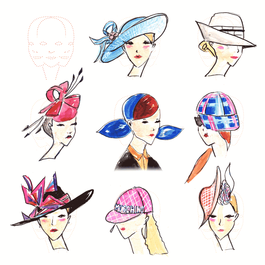 philip treacy的推荐:fashionary a5 头饰设计笔记本 正式上线!